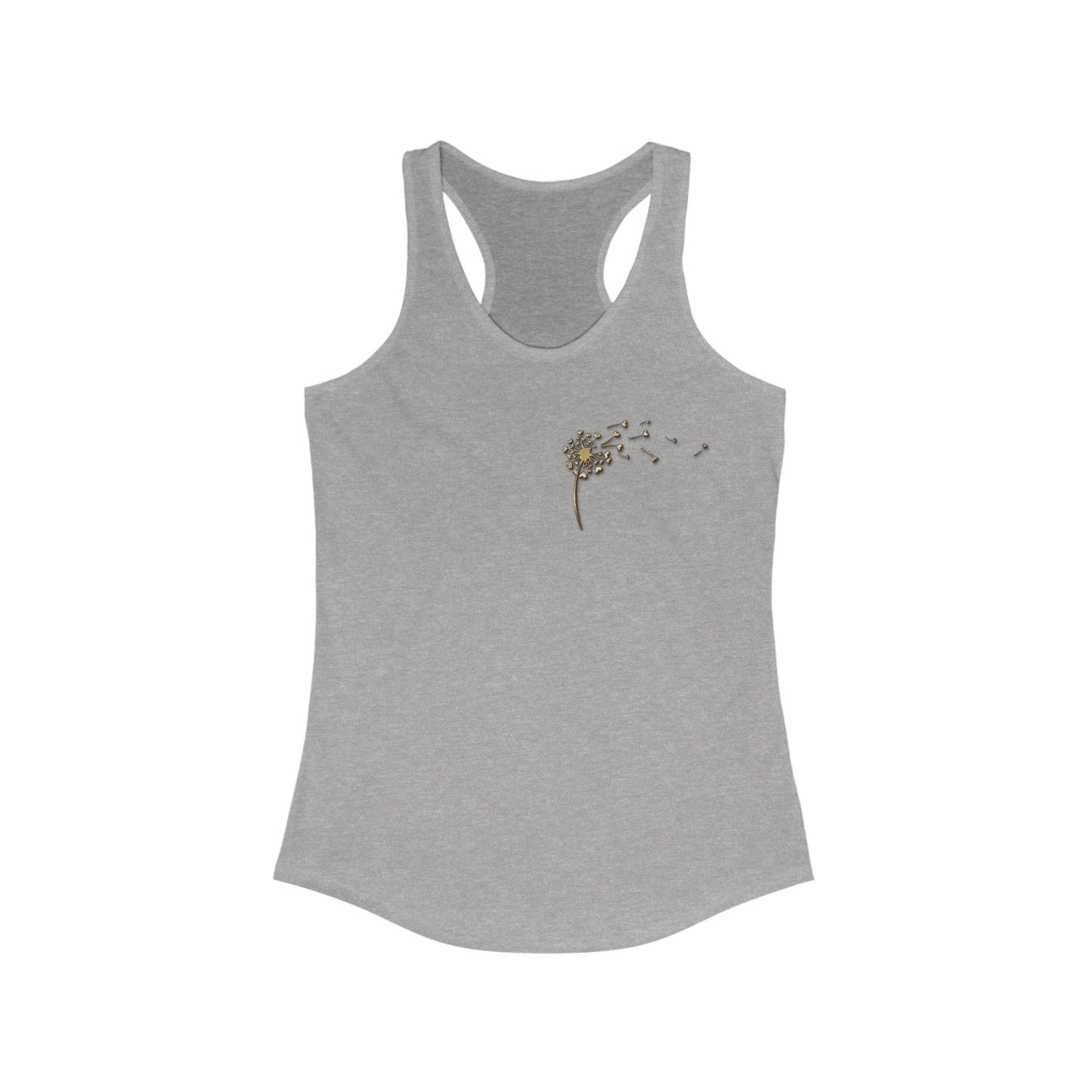 Spread Your Love - Dandelion Dreams - Women's Racerback Tank Top - Perfect for Spring Days