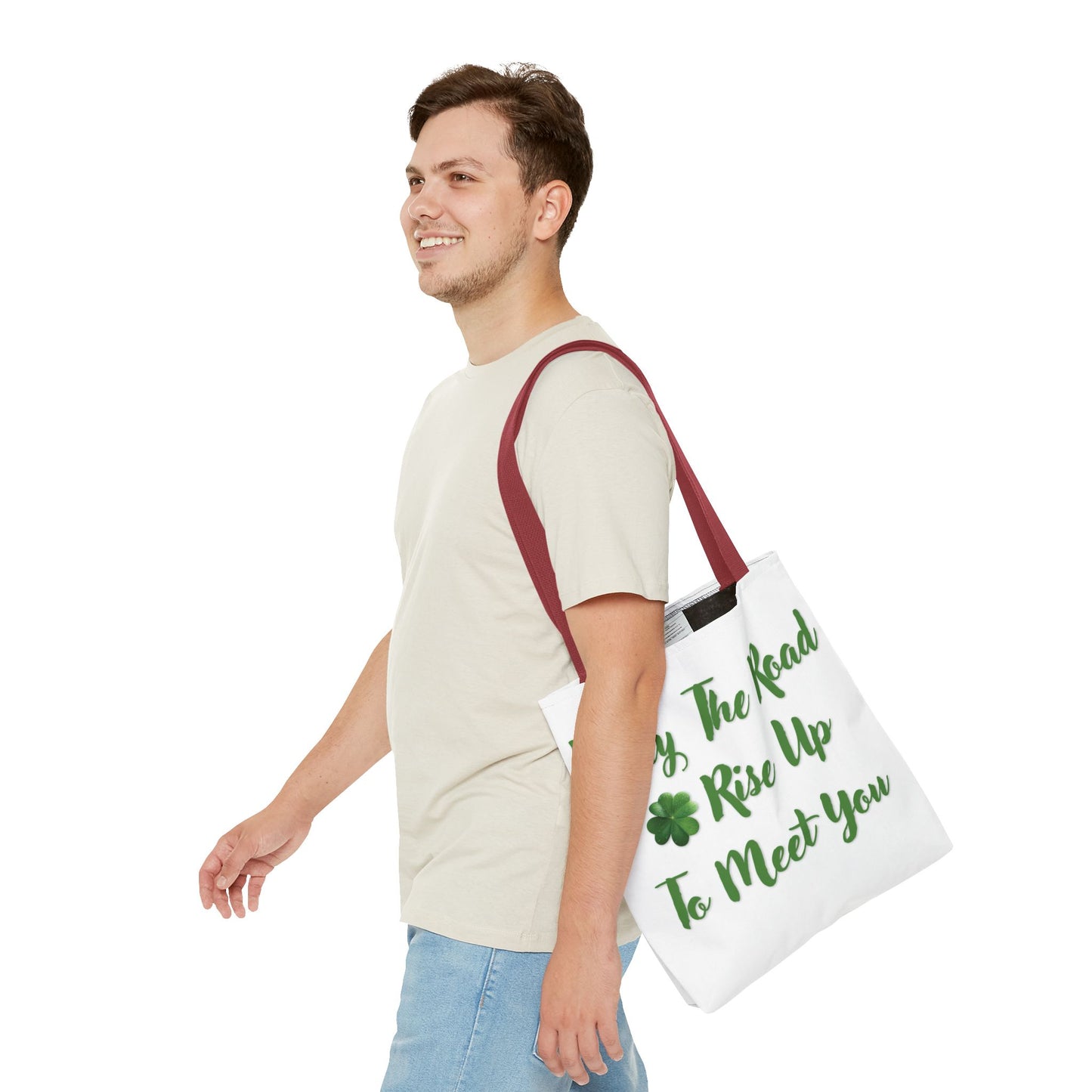St. Patrick's Day Tote Bag - May the Road Rise Up to Meet You 2