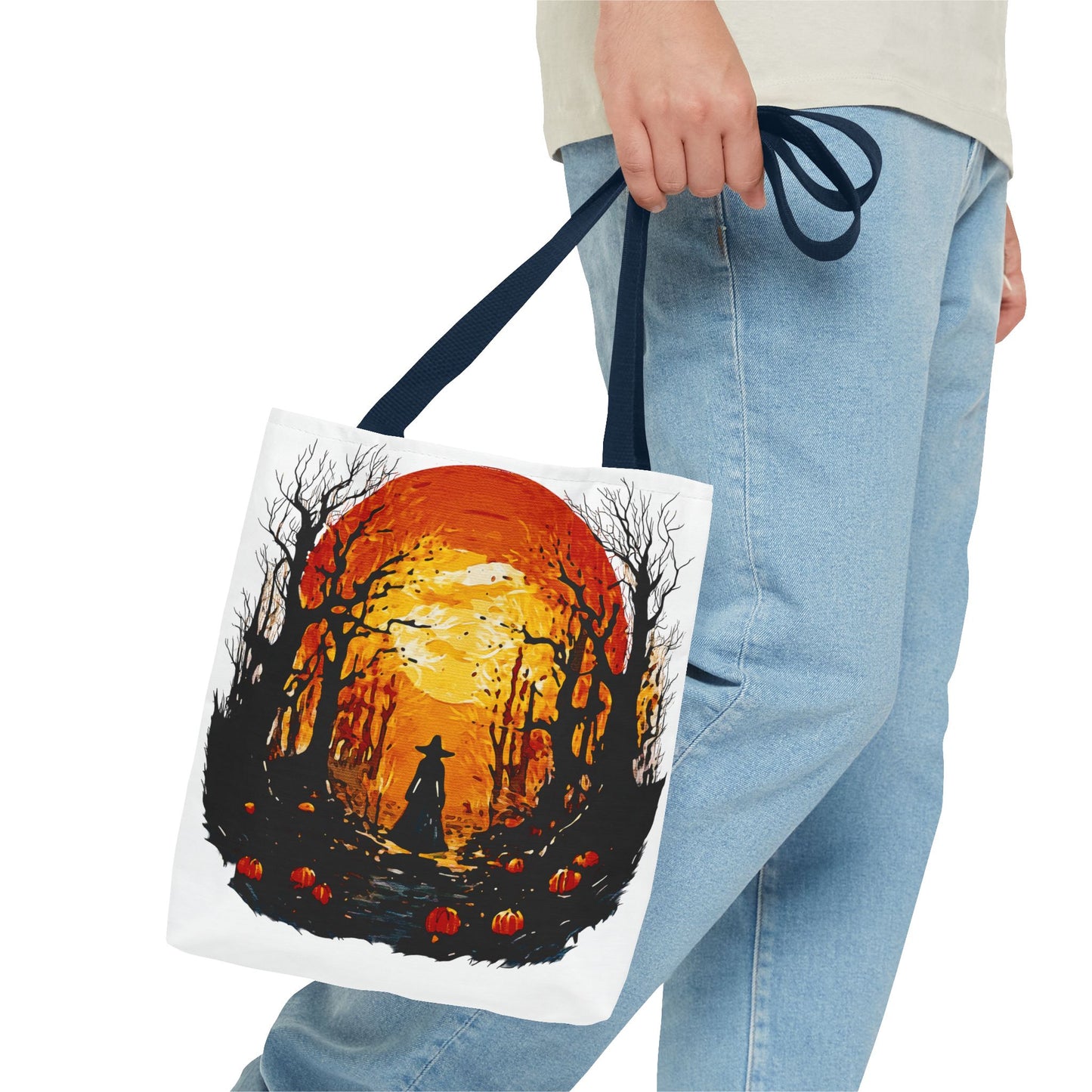 🎃 Moonlit Mischief: Autumn’s Enchanted GlowTote Bag (AOP)