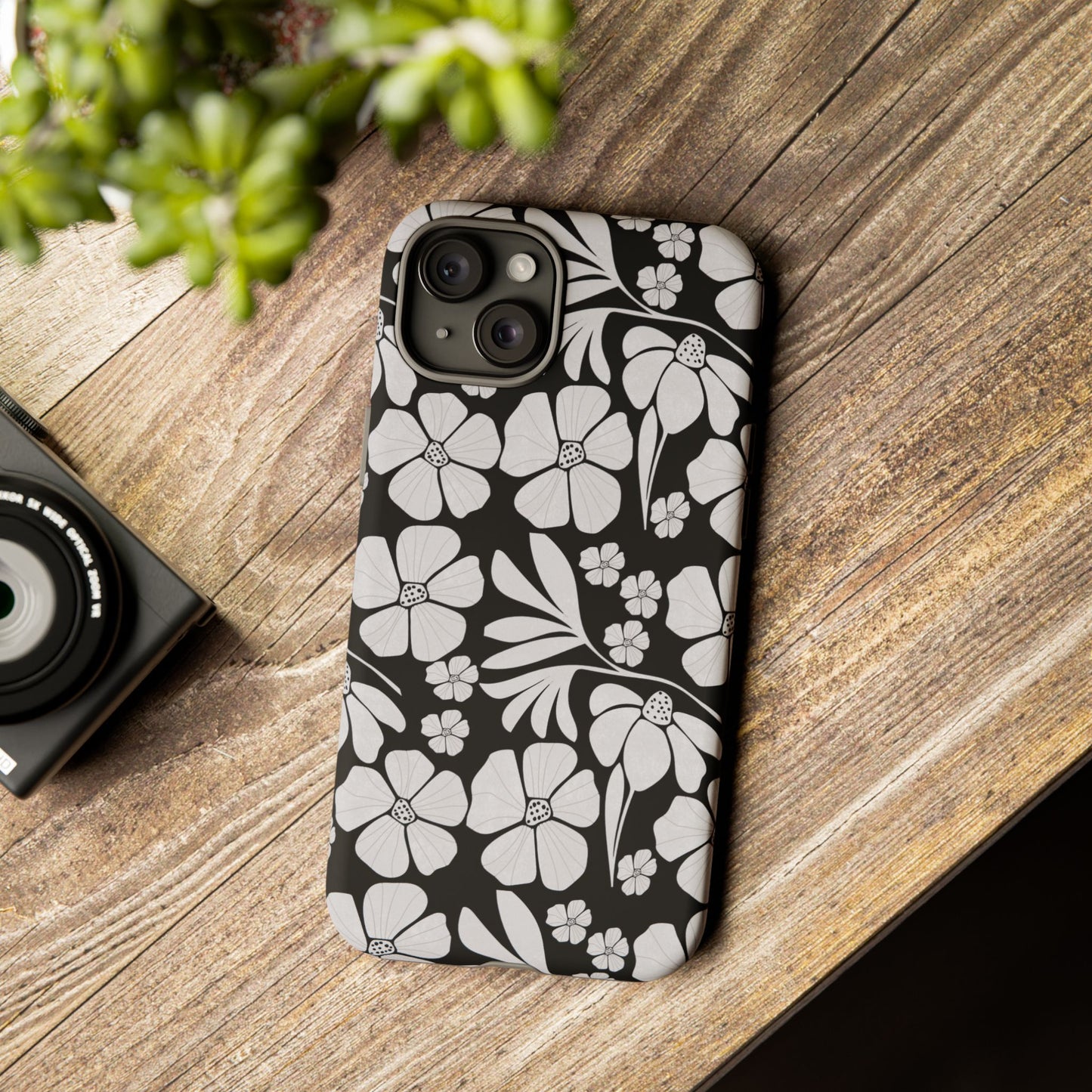 Phone Case - Boho, Retro, Vintage Flower Design Pattern