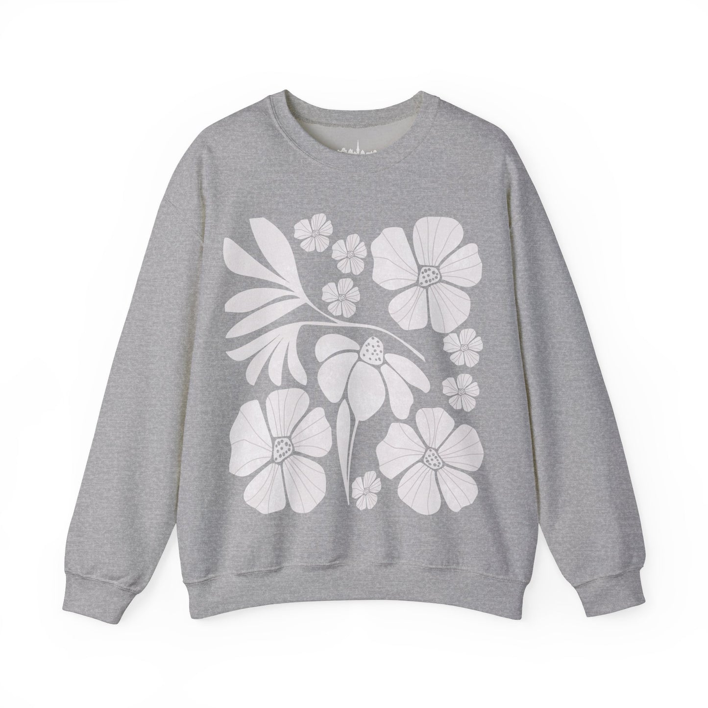 Boho Flower Crewneck Sweatshirt