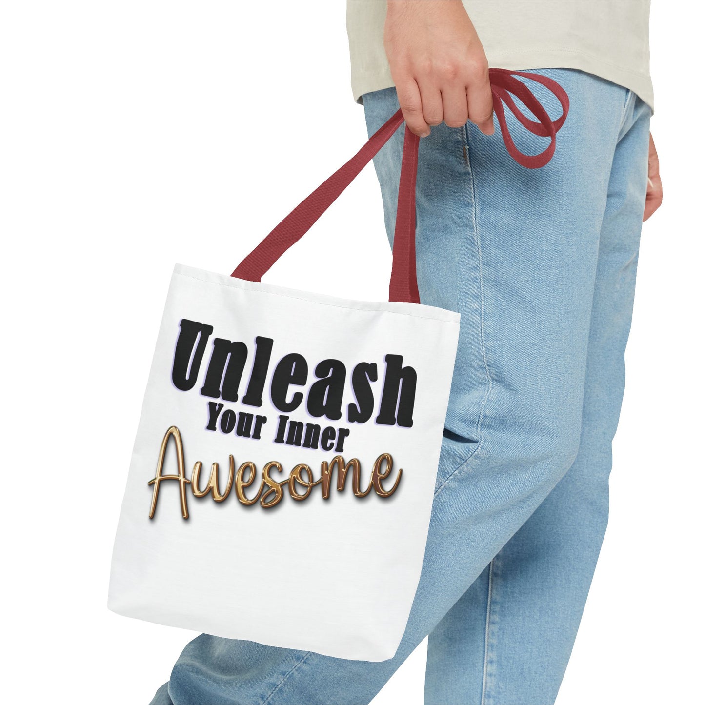 Unleash Your Inner Awesome Tote Bag - Motivational & Stylish for Everyday Use