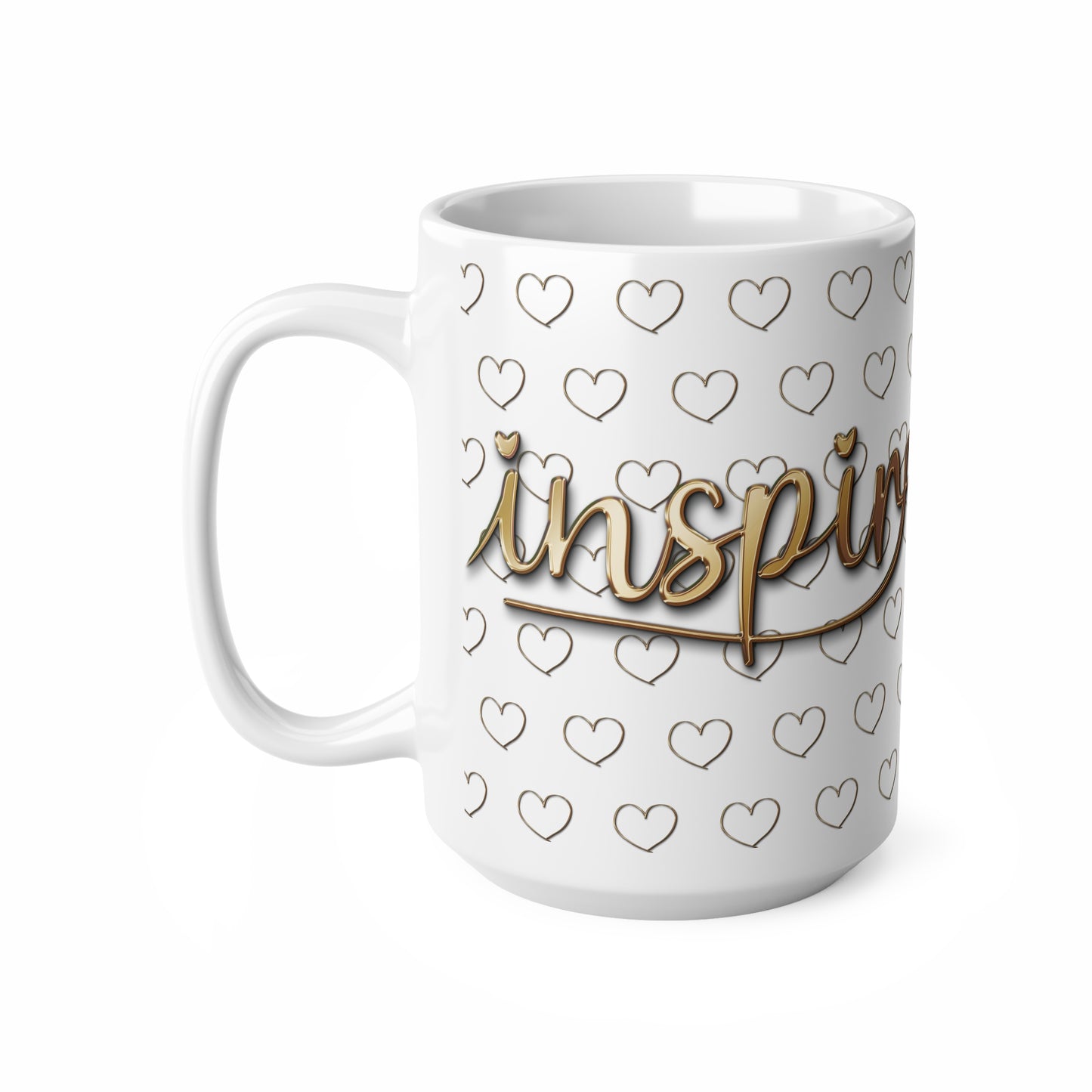 'Inspire 2' Inspirational Ceramic Coffee Cups - Motivational Mug 11oz & 15oz