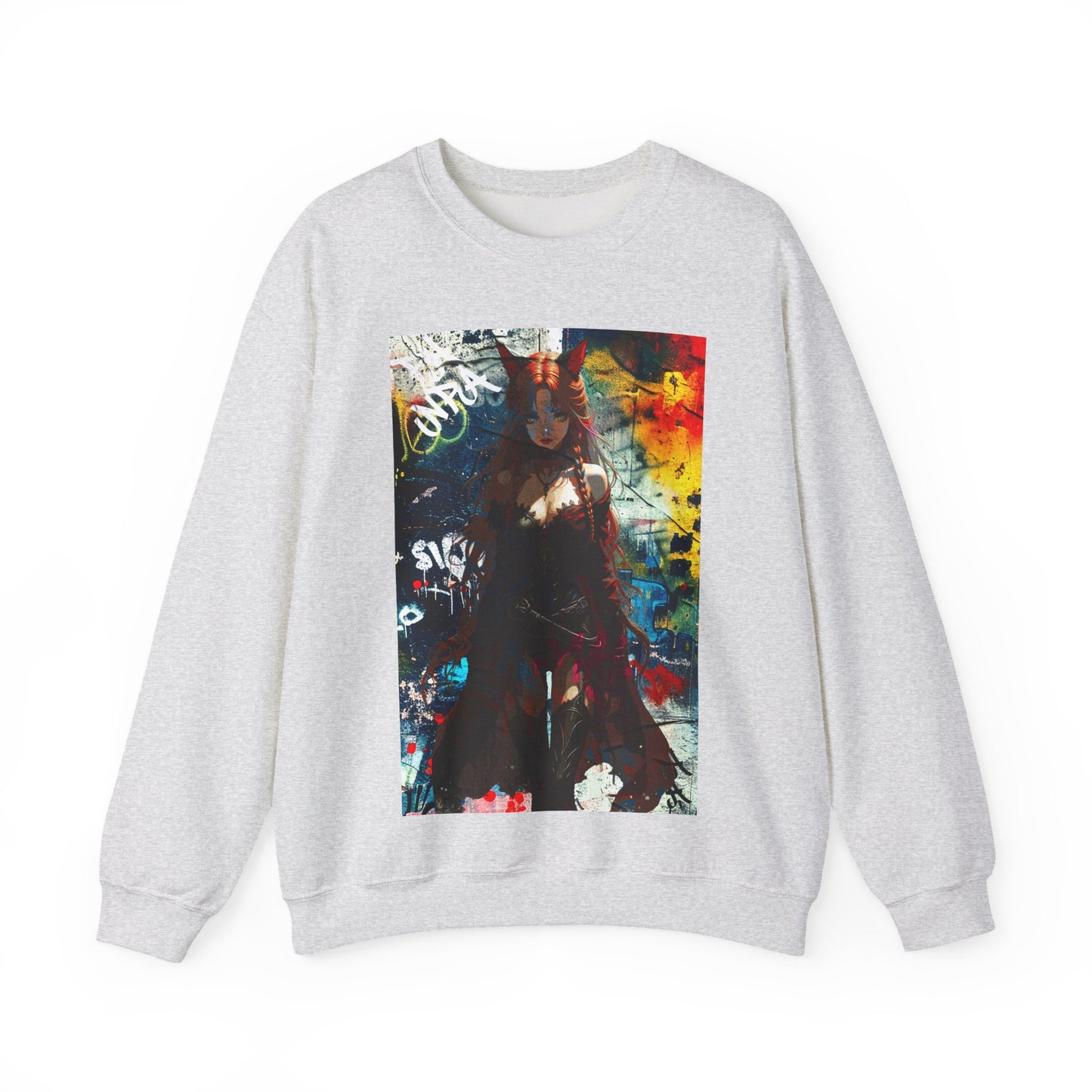 Vibrant Grafitti Art Crewneck Sweatshirt, Unisex Streetwear, Cozy Graphic Sweatshirt for Art Lovers, Perfect Gift for him/her/Teens, [...]